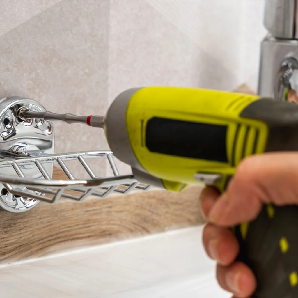 Bathroom Cabinet Installation
